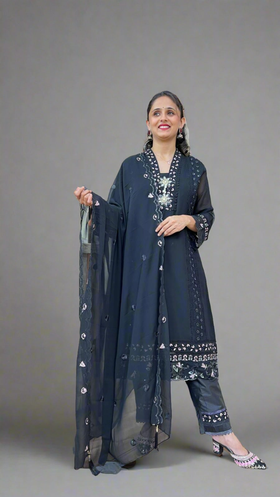 Pakistani suit( Georgette)