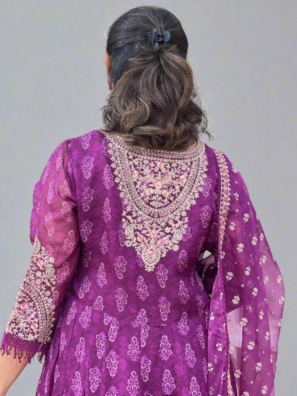 Organza Anarkali suit