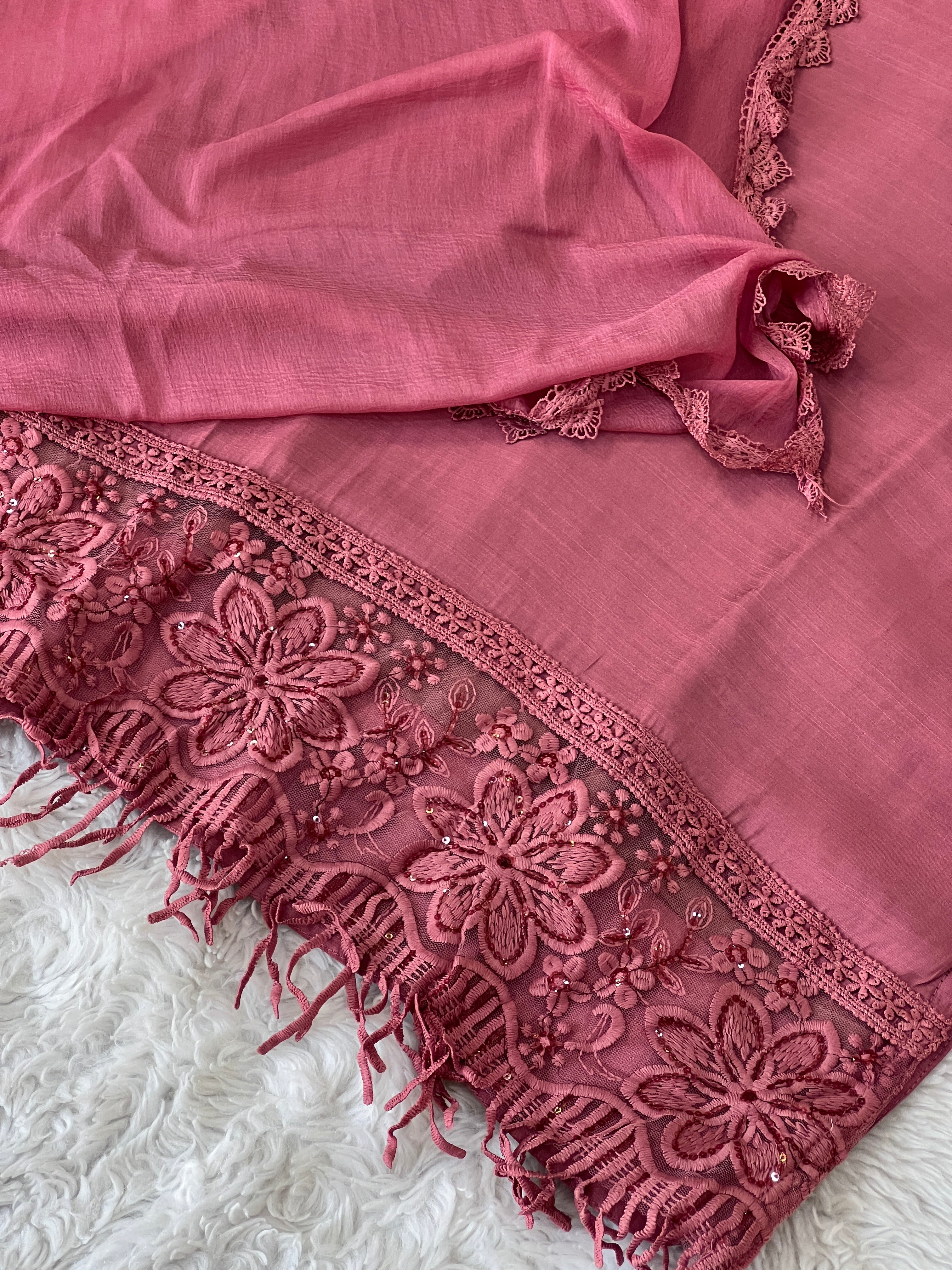 Designer Pakistani muslin suit