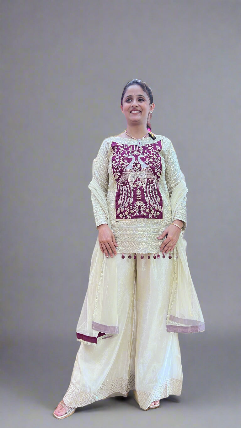 Beautiful short kurta suit