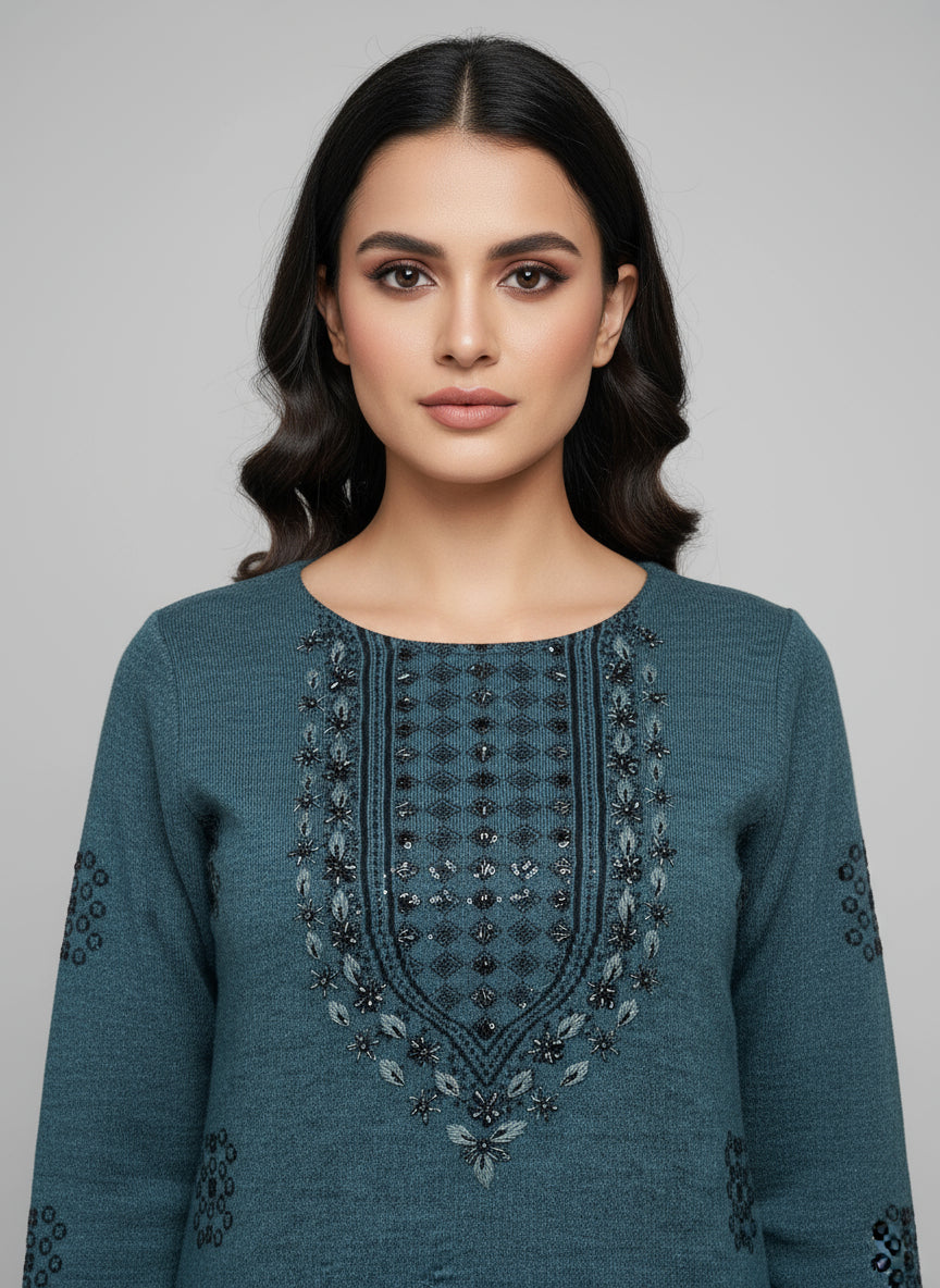 Woolen knitted suit (5524)