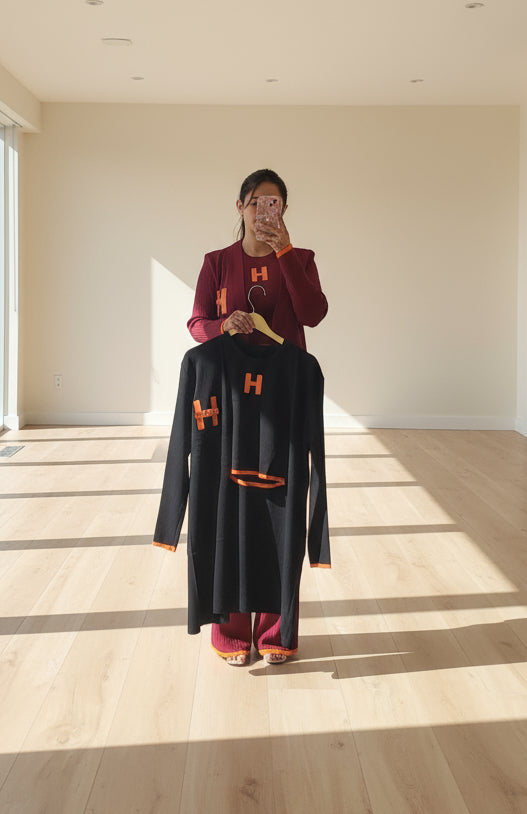 H woolen cord set ( 3 piece cord )