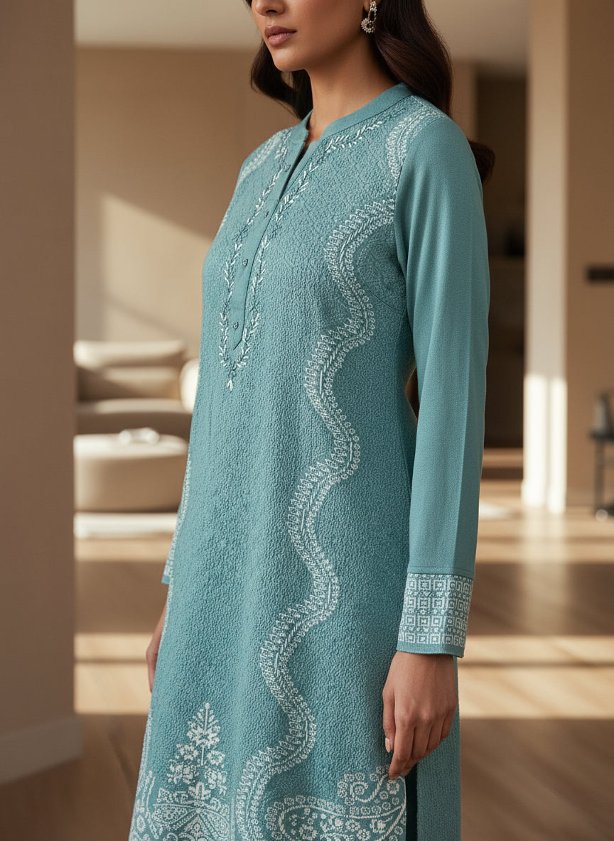 woolen knitted suit (5307)