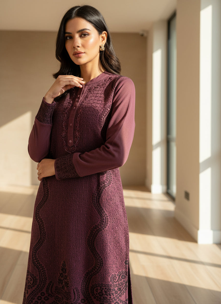 woolen knitted suit (5307)