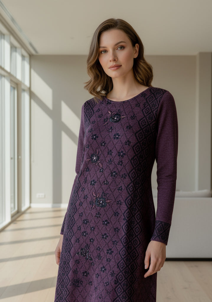 Woolen knitted suit (5301)