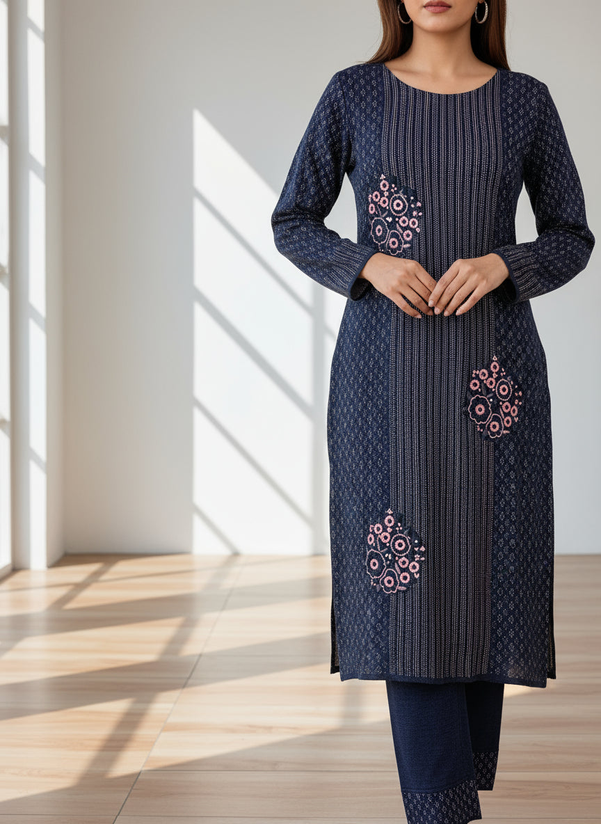 Woolen knitted suit (5501)