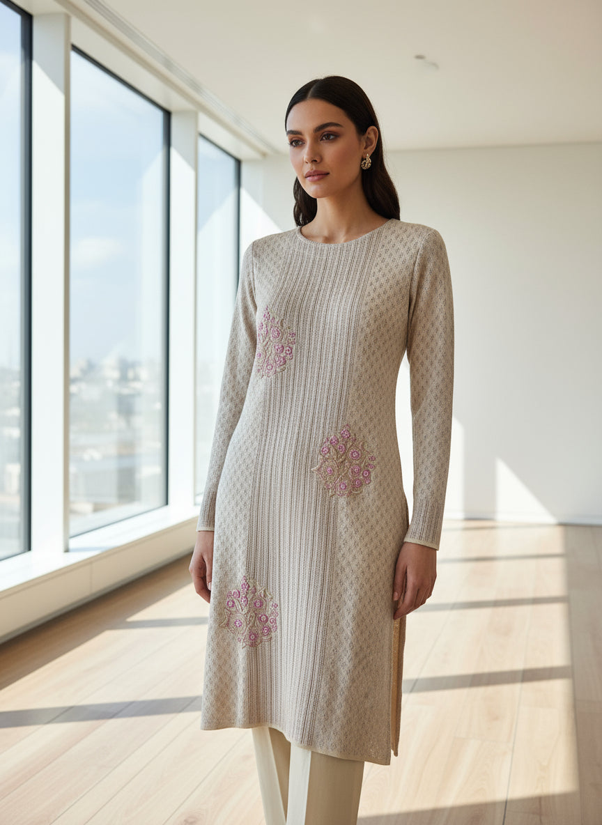 Woolen knitted suit (5501)