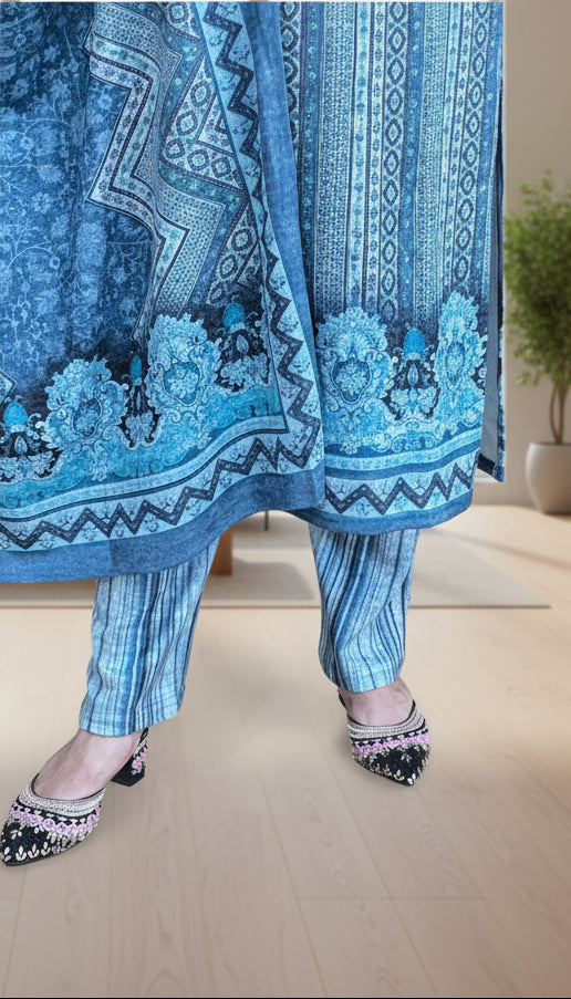 Premium karachi wool suit (443)