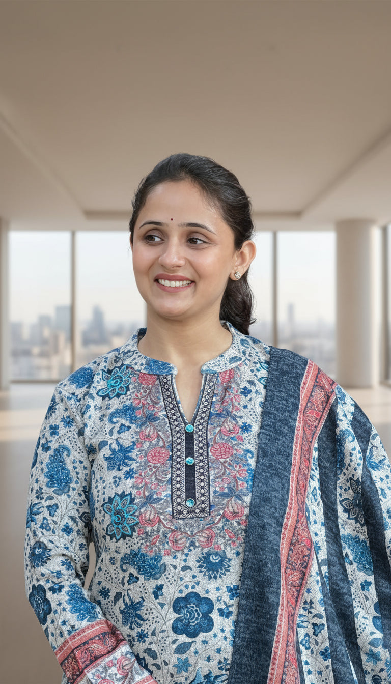 Premium karachi woolen suit (442)