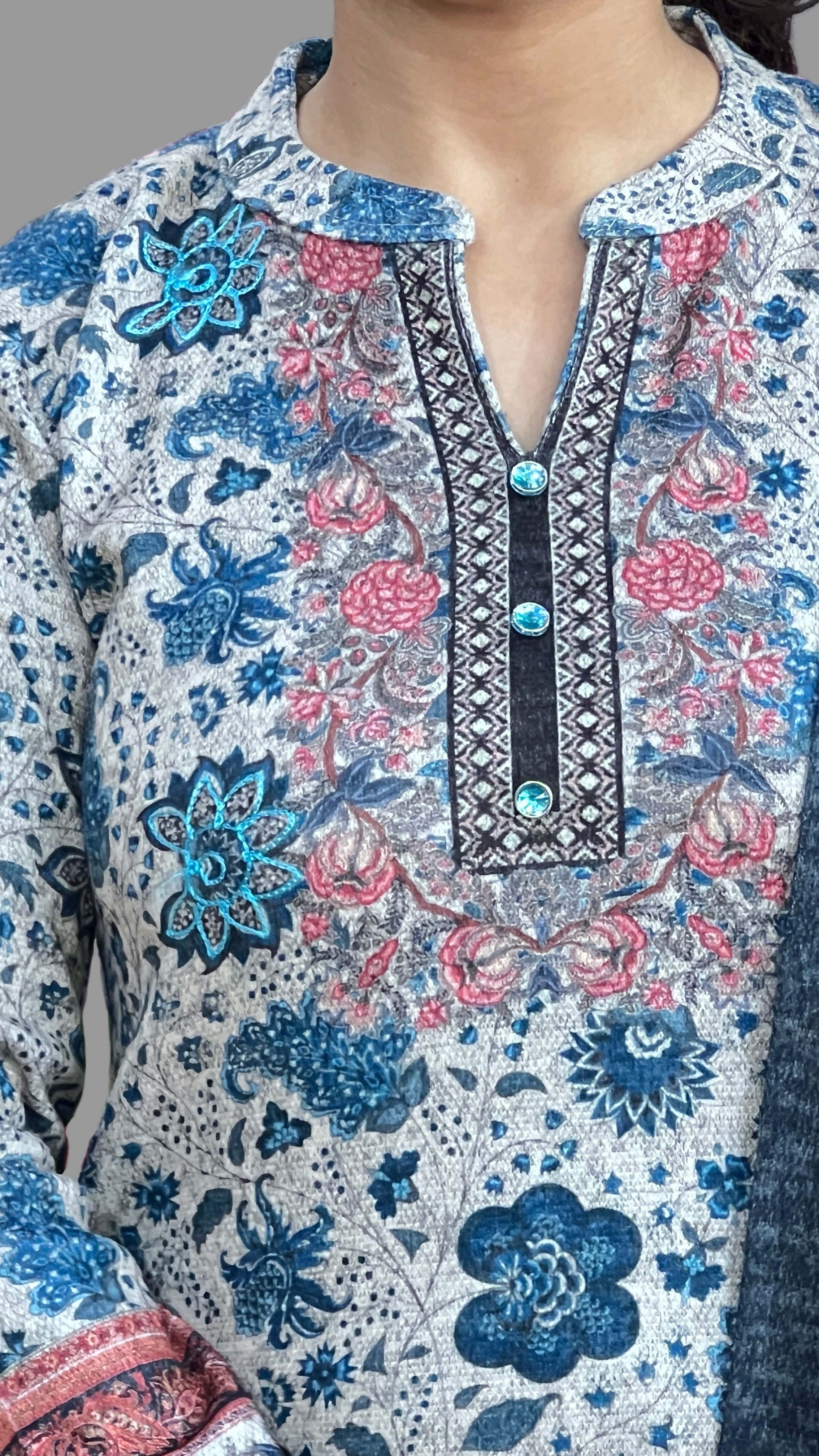 Premium karachi woolen suit (442)