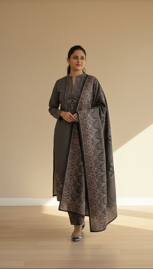 Premium karachi wool suit (904)