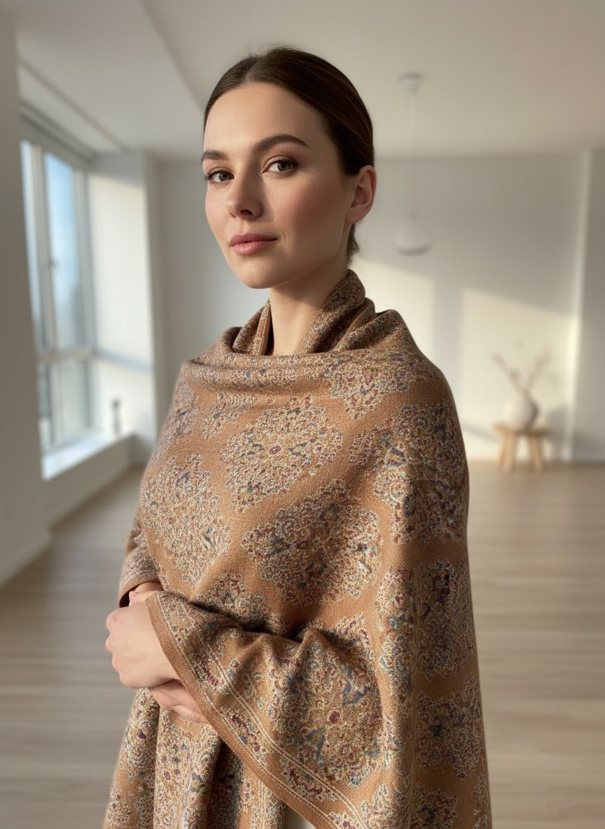 Premium wool kashmiri weaving stole (1861)