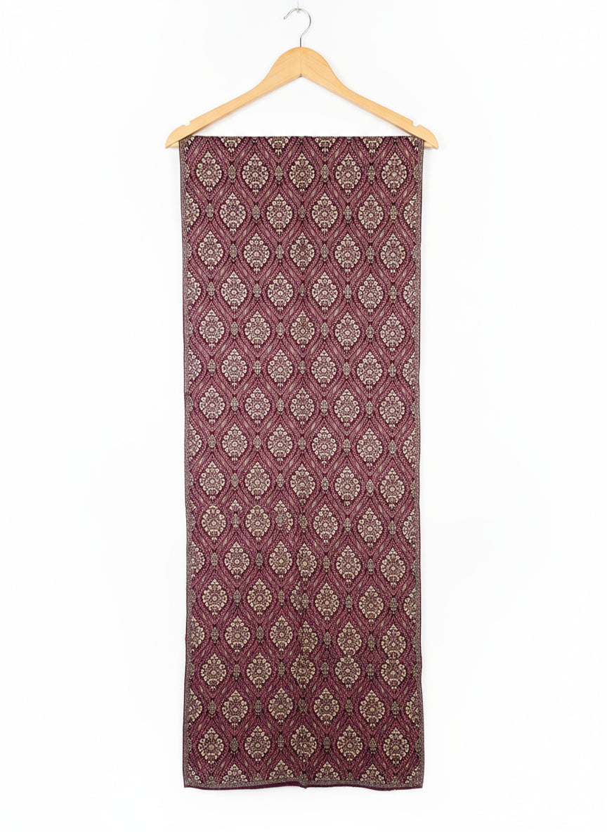 Premium wool kashmiri weaving stole (4401)