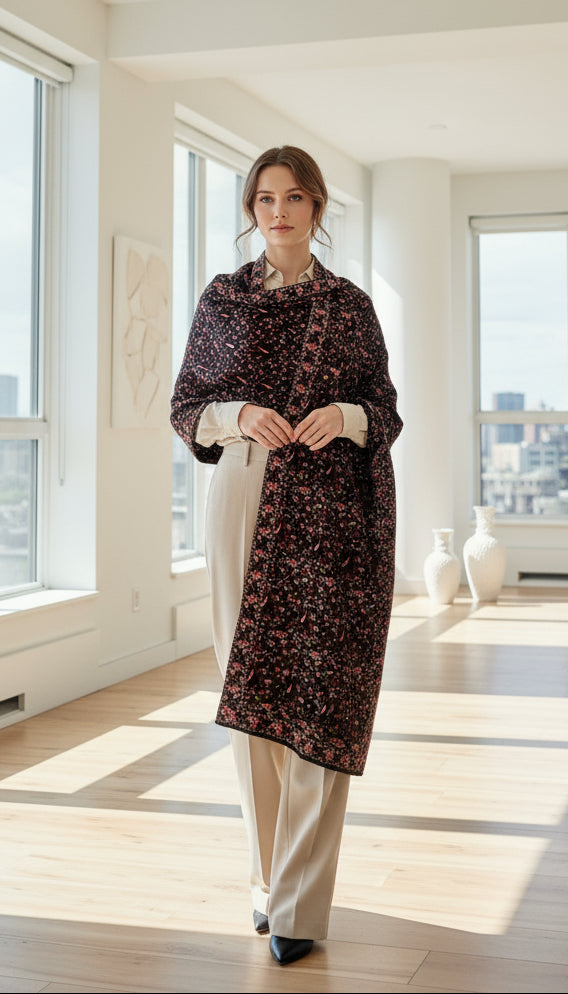 Premium wool kashmiri weaving stole (1824)