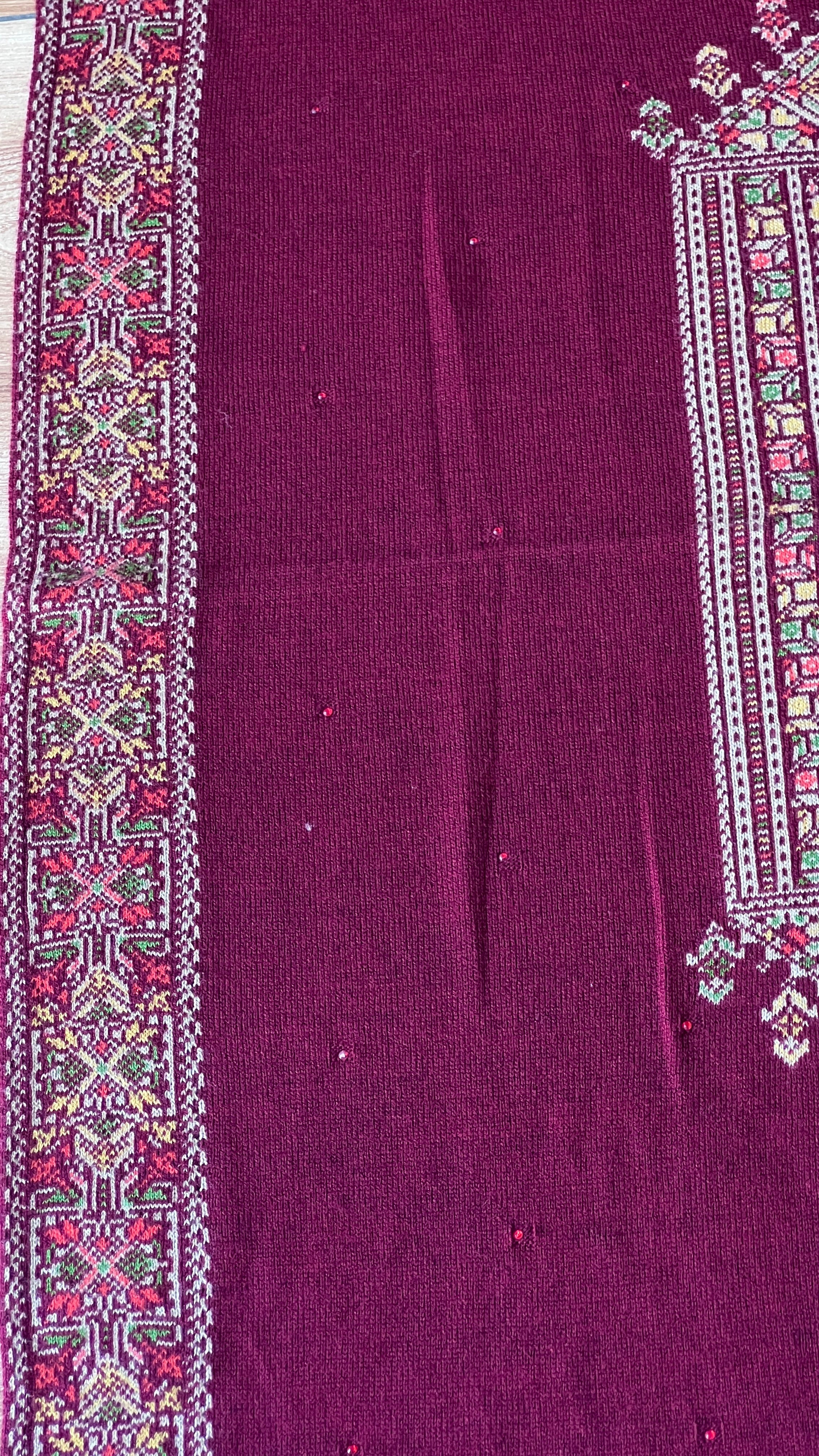 Premium wool kashmiri weaving stole (5525)