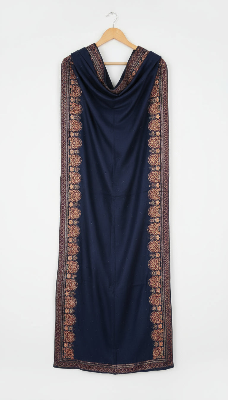 Premium wool kashmiri weaving stole (5514)