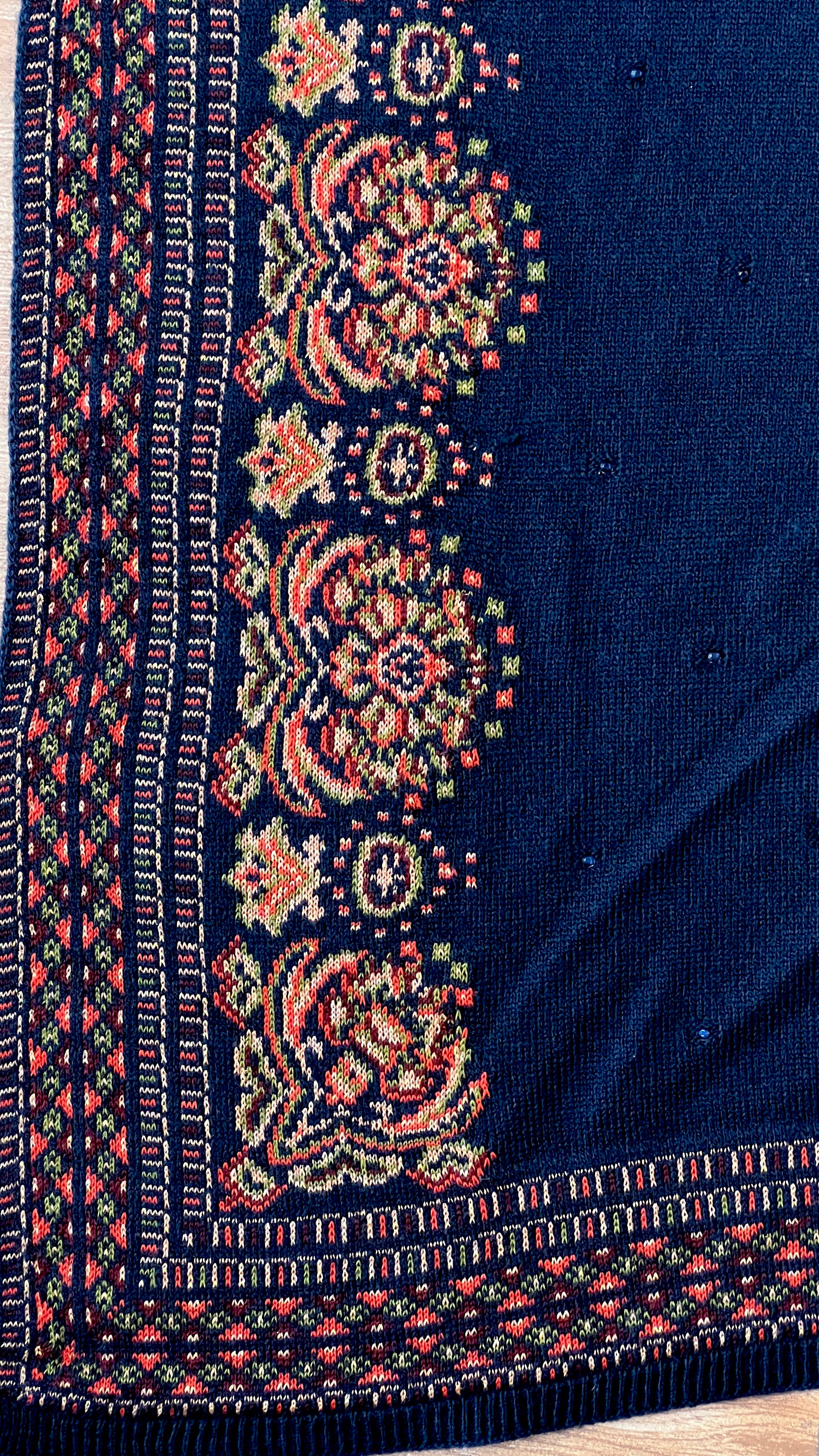 Premium wool kashmiri weaving stole (5514)
