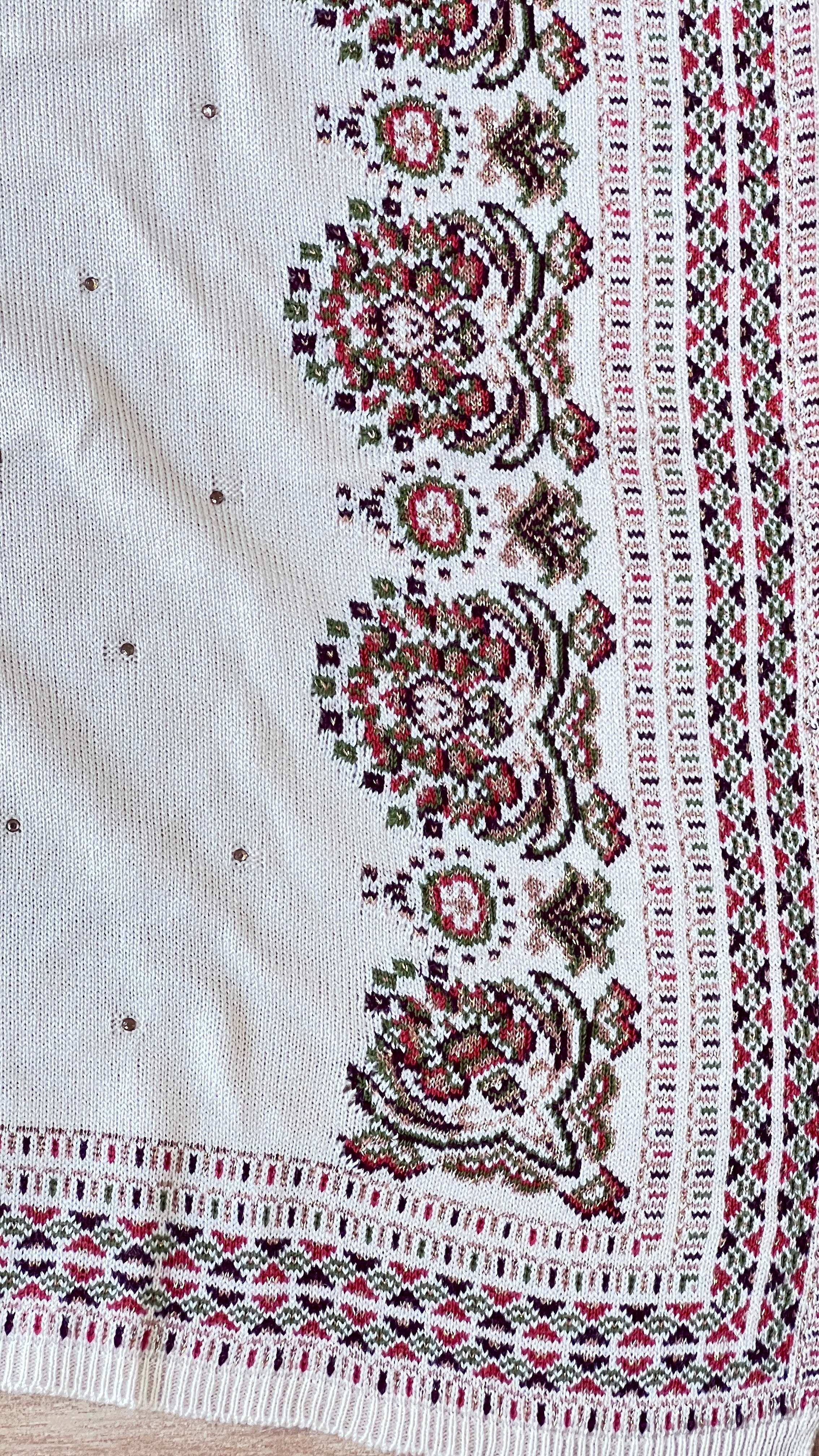 Premium wool kashmiri weaving stole (5514)