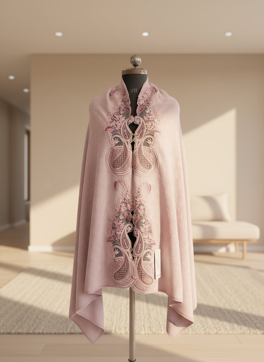 Ponchu Stole ( embroidered )