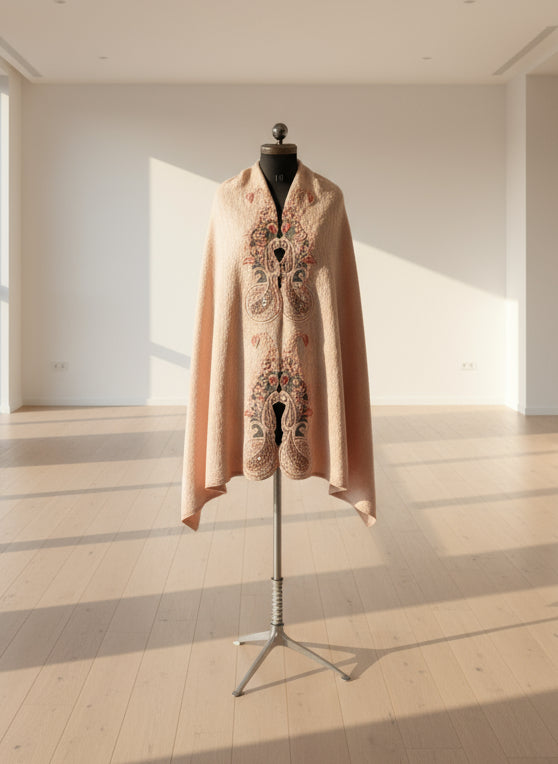 Ponchu Stole ( embroidered )