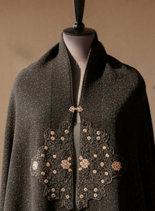 Embroidered ponchu Stole