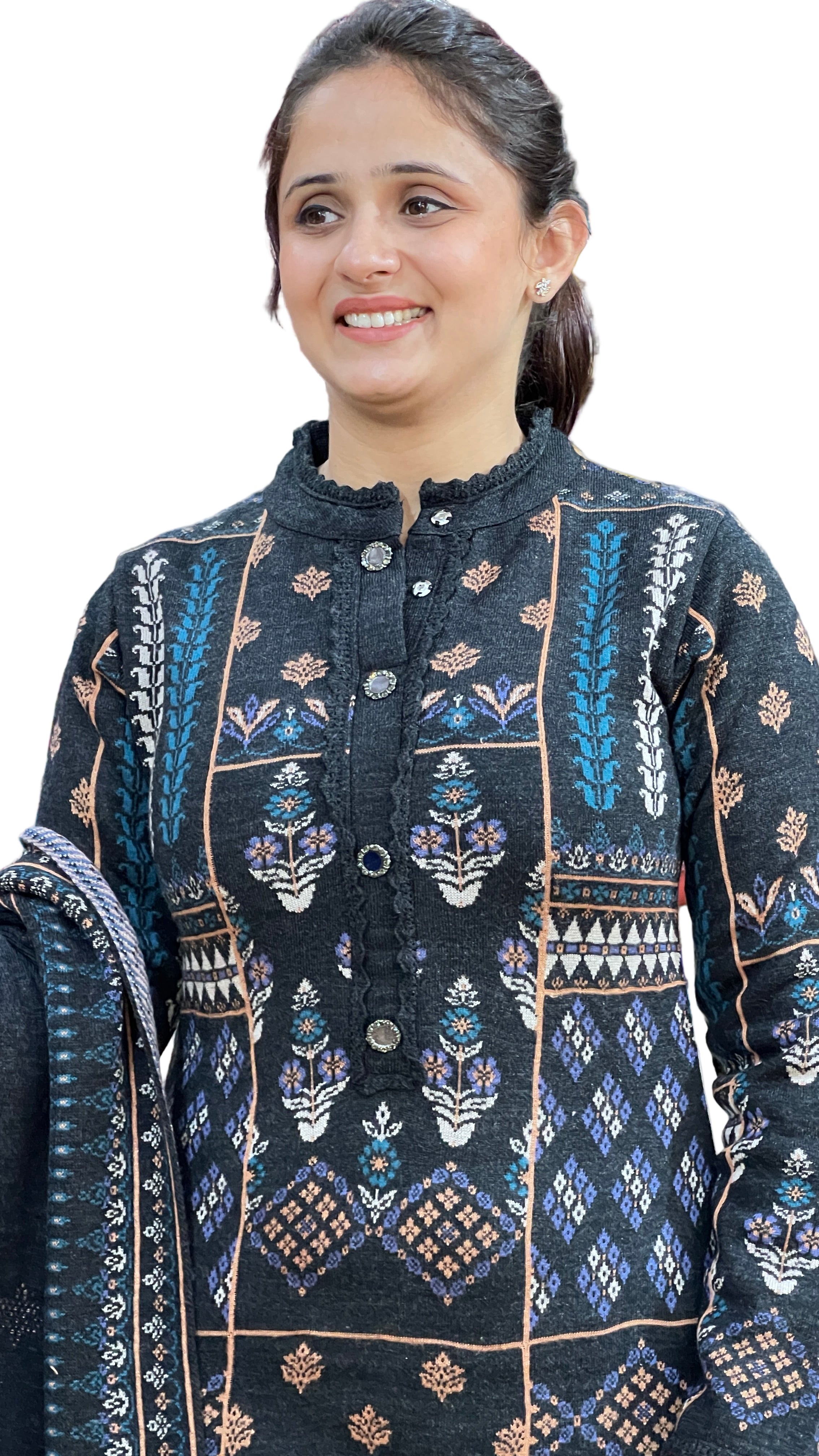 Premium wool knitted suit  (3409)