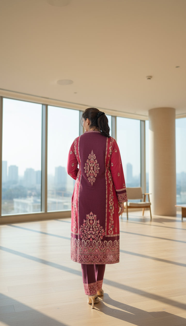 Premium knitted wool suit (251301)