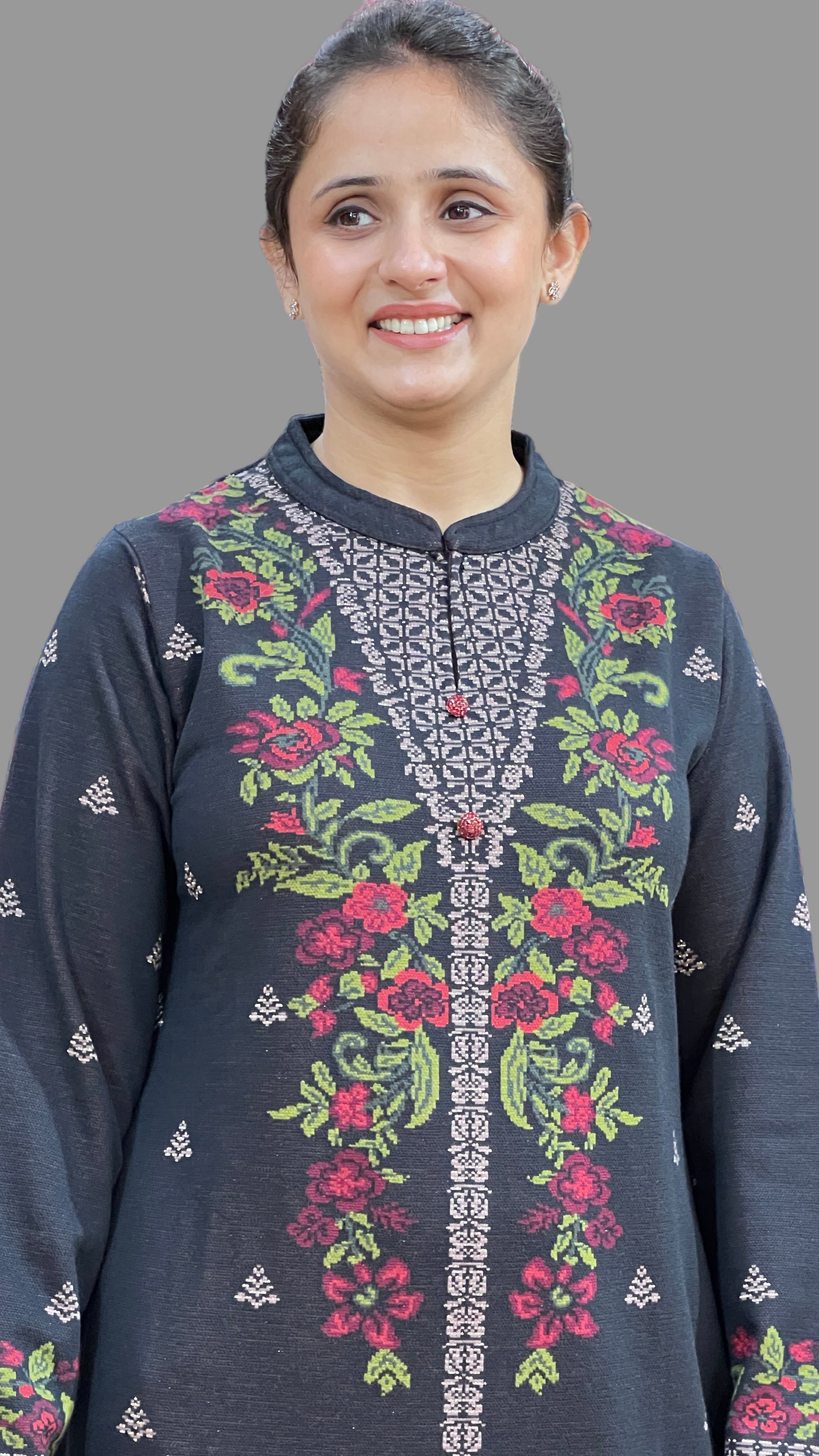 Premium knitted woolen suit