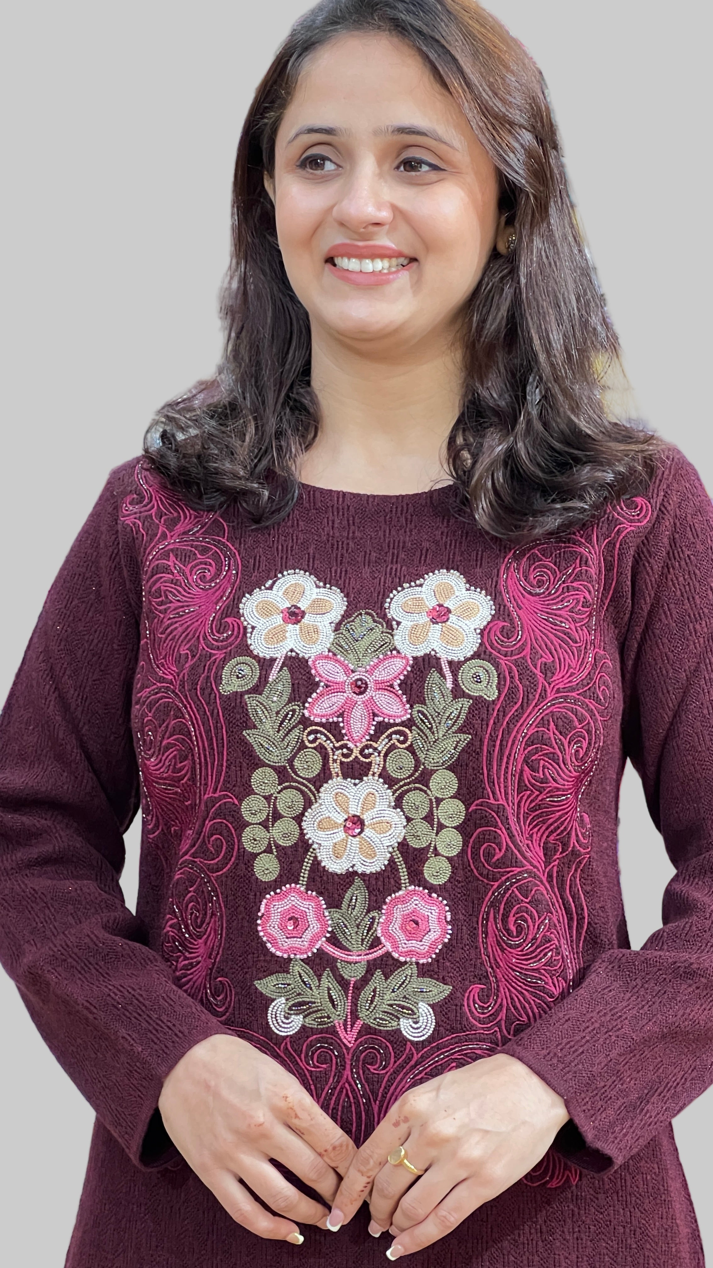 Premium knitted wool ( 2 piece set )