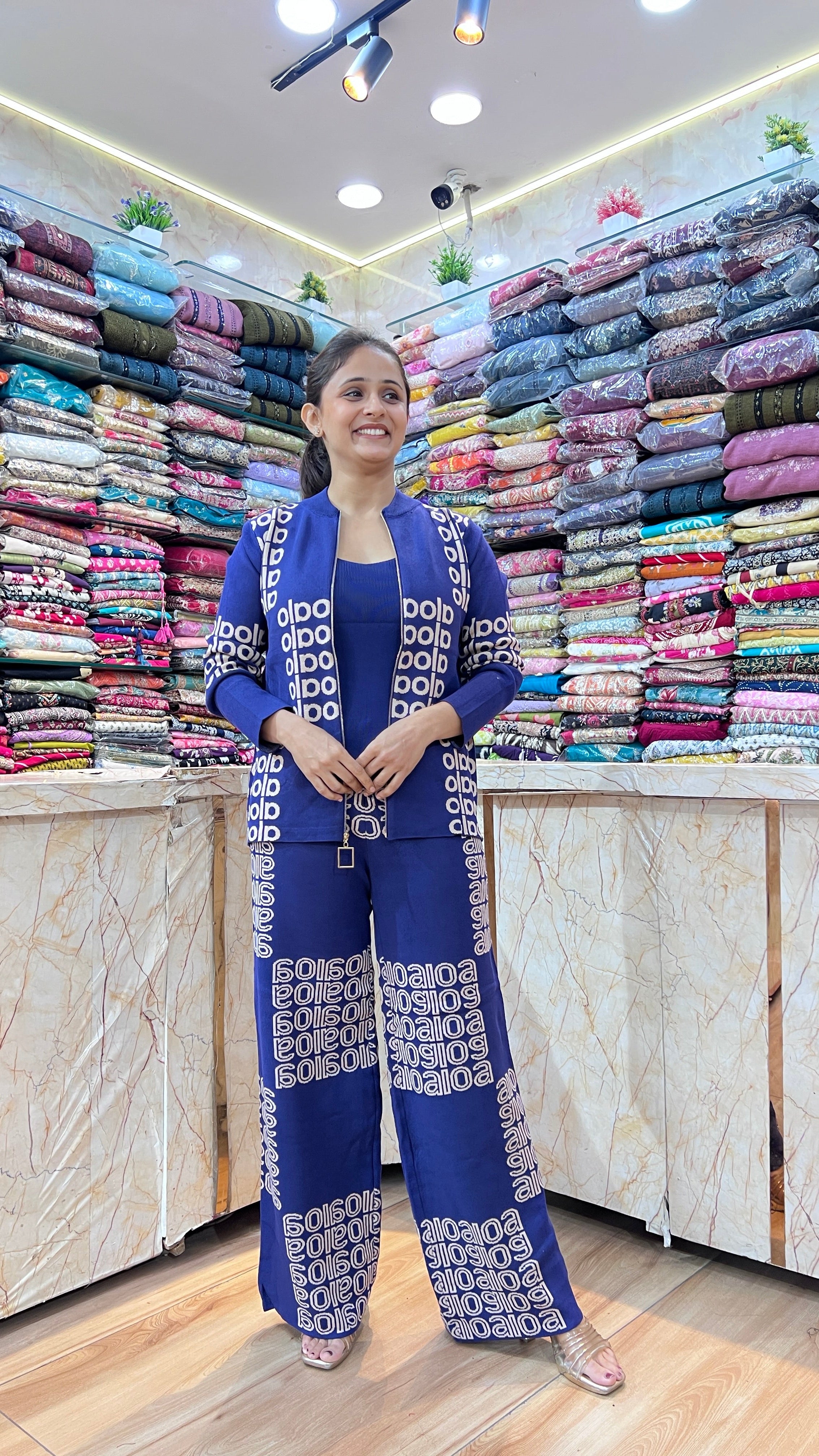 Woolen 3 piece cord set