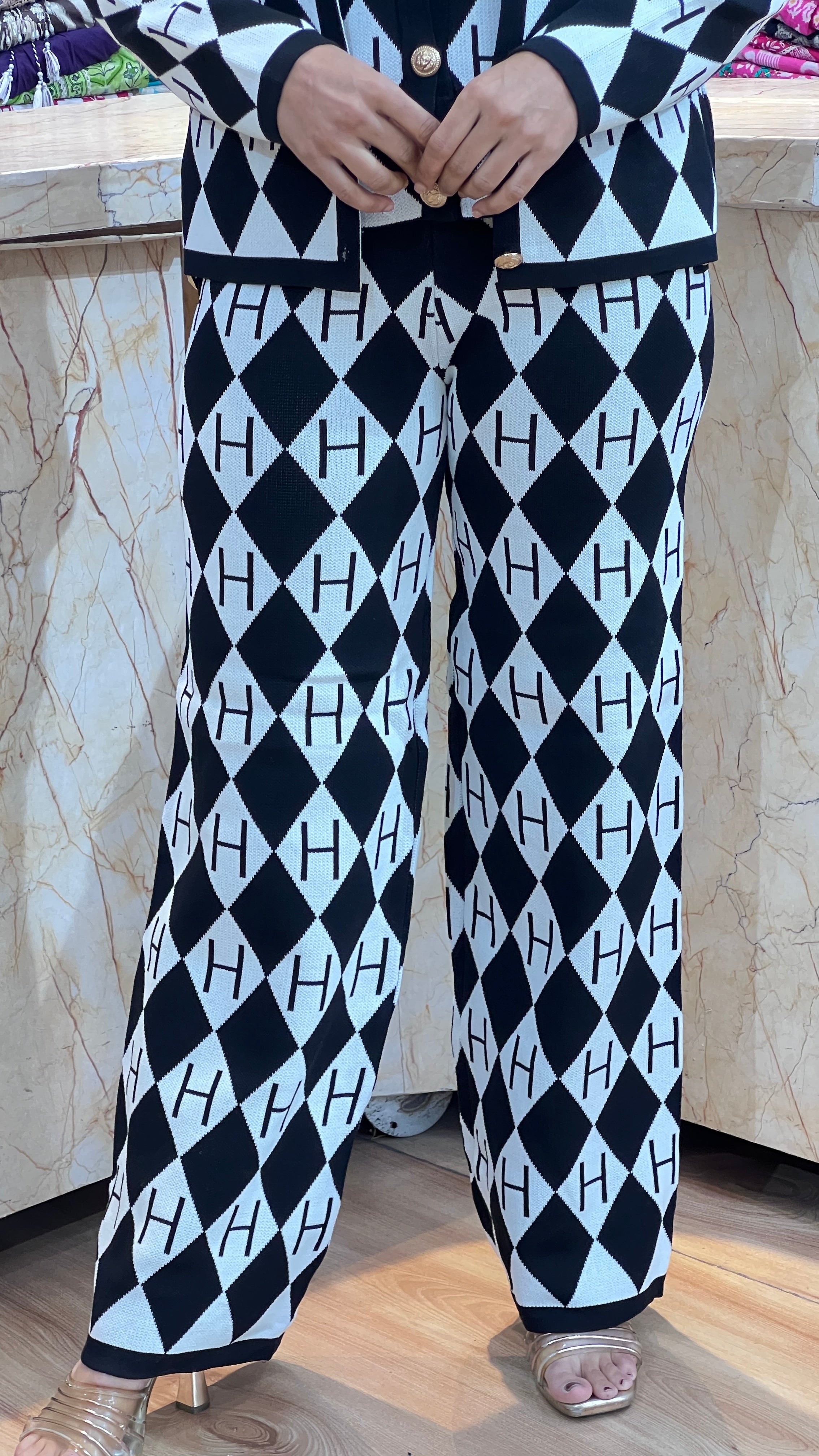 Imported wool 3 piece cord set