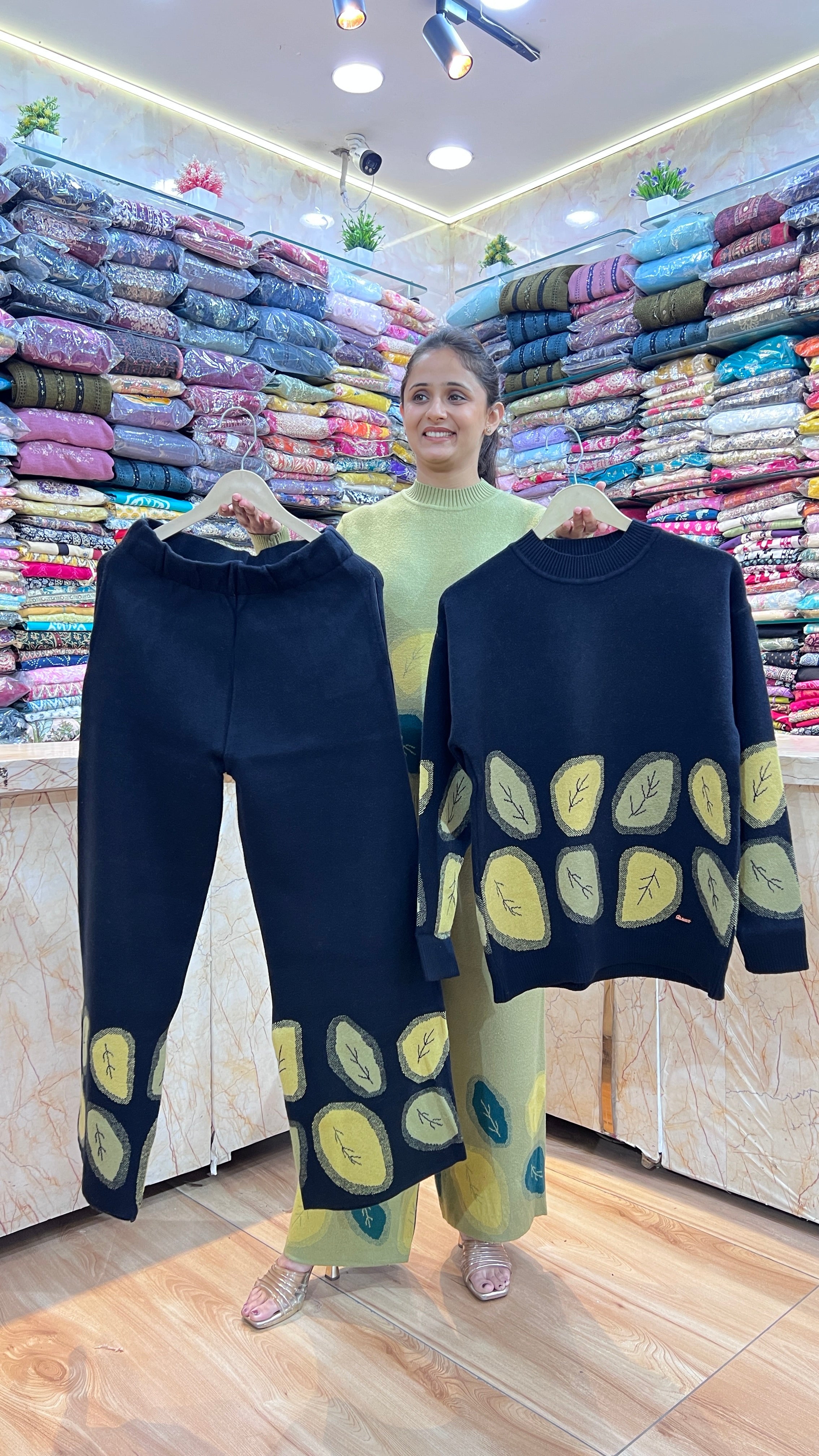 Super soft wool cord set