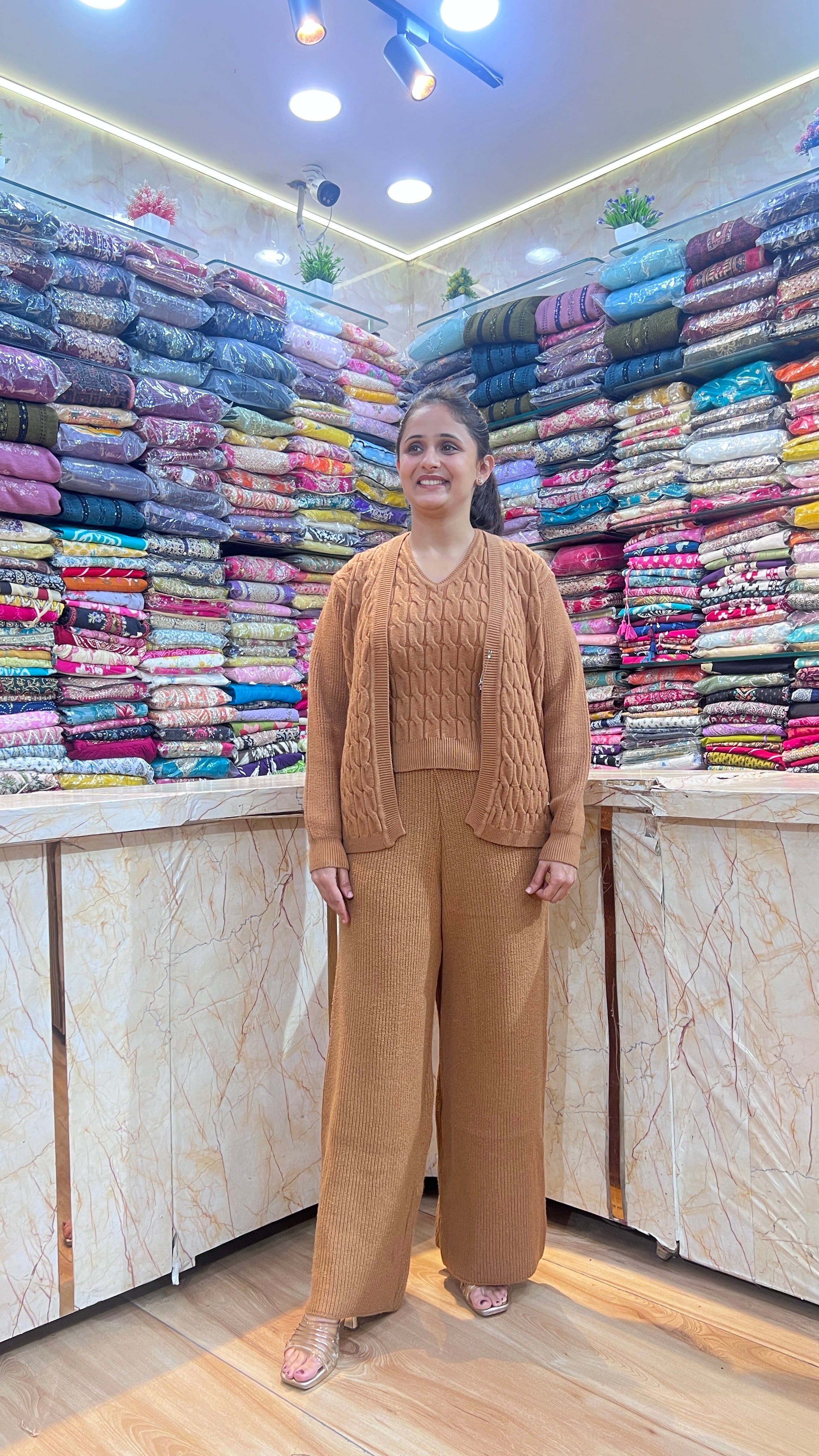 3 Piece woolen cord set