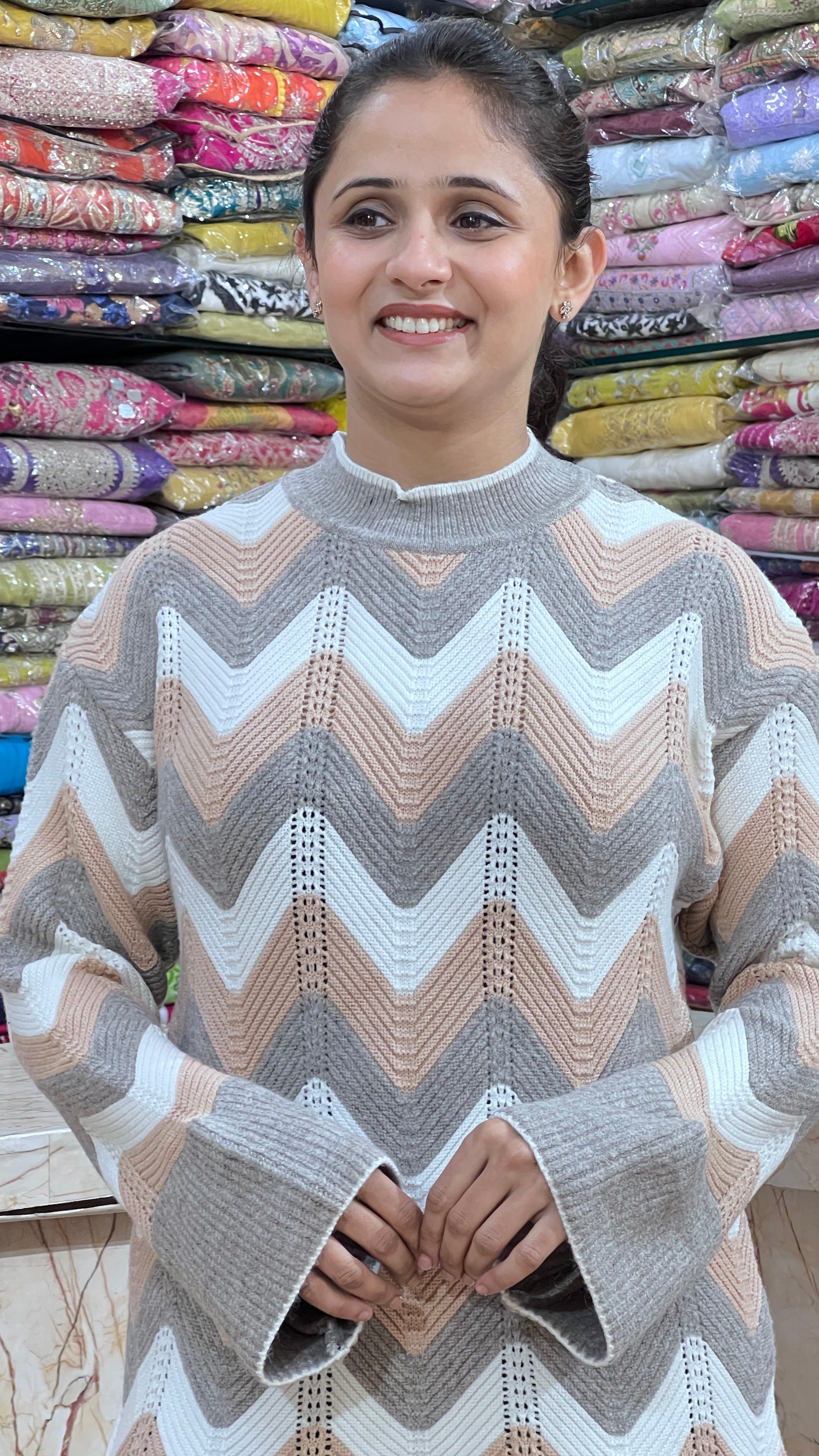 Woolen dress ( only tunic ) 7002