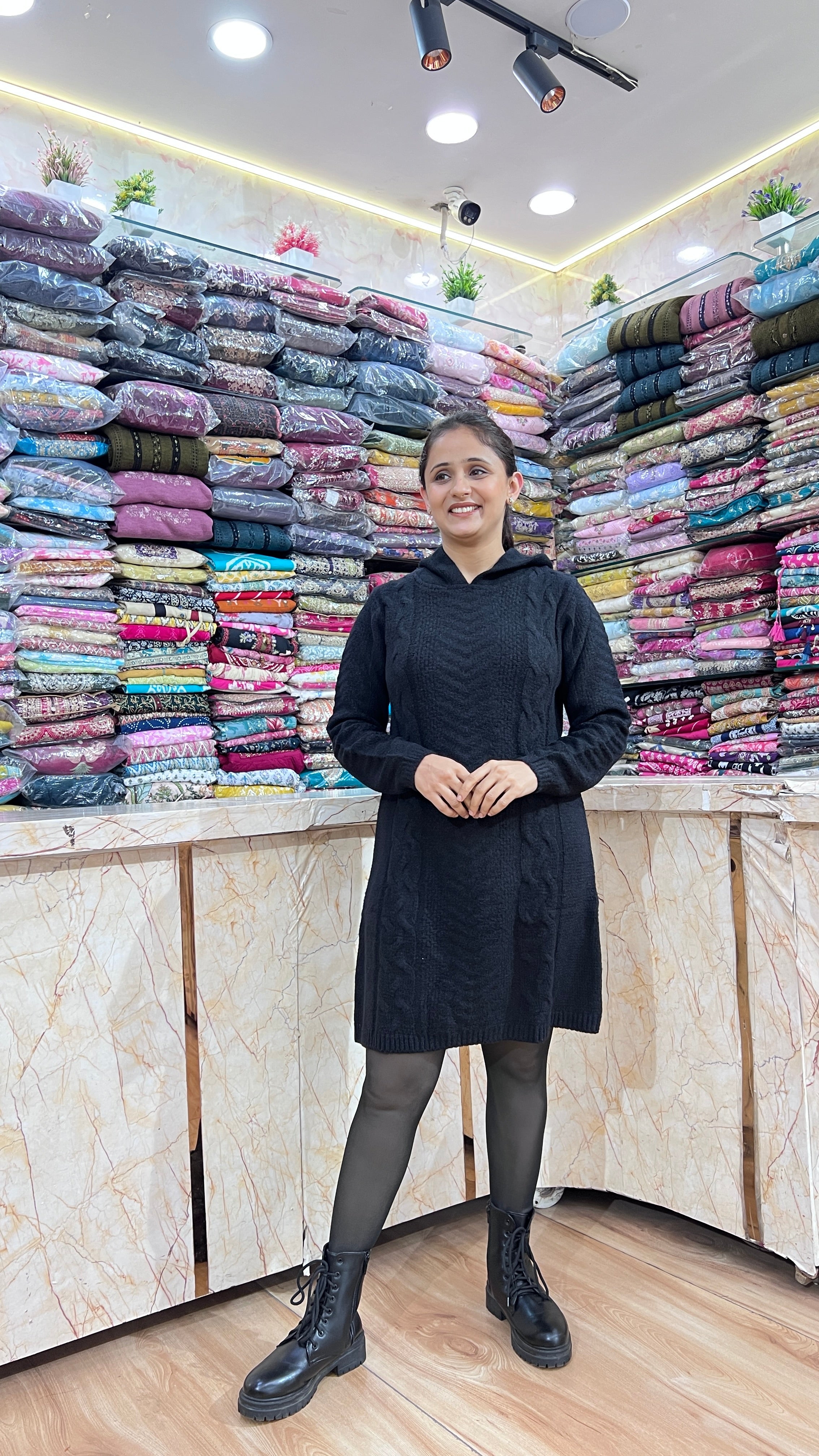 Woolen dress ( only tunic )4601