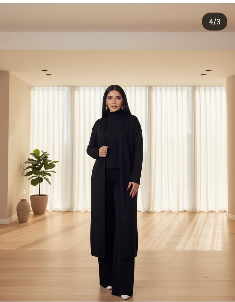 Imported wool 3 piece cord set