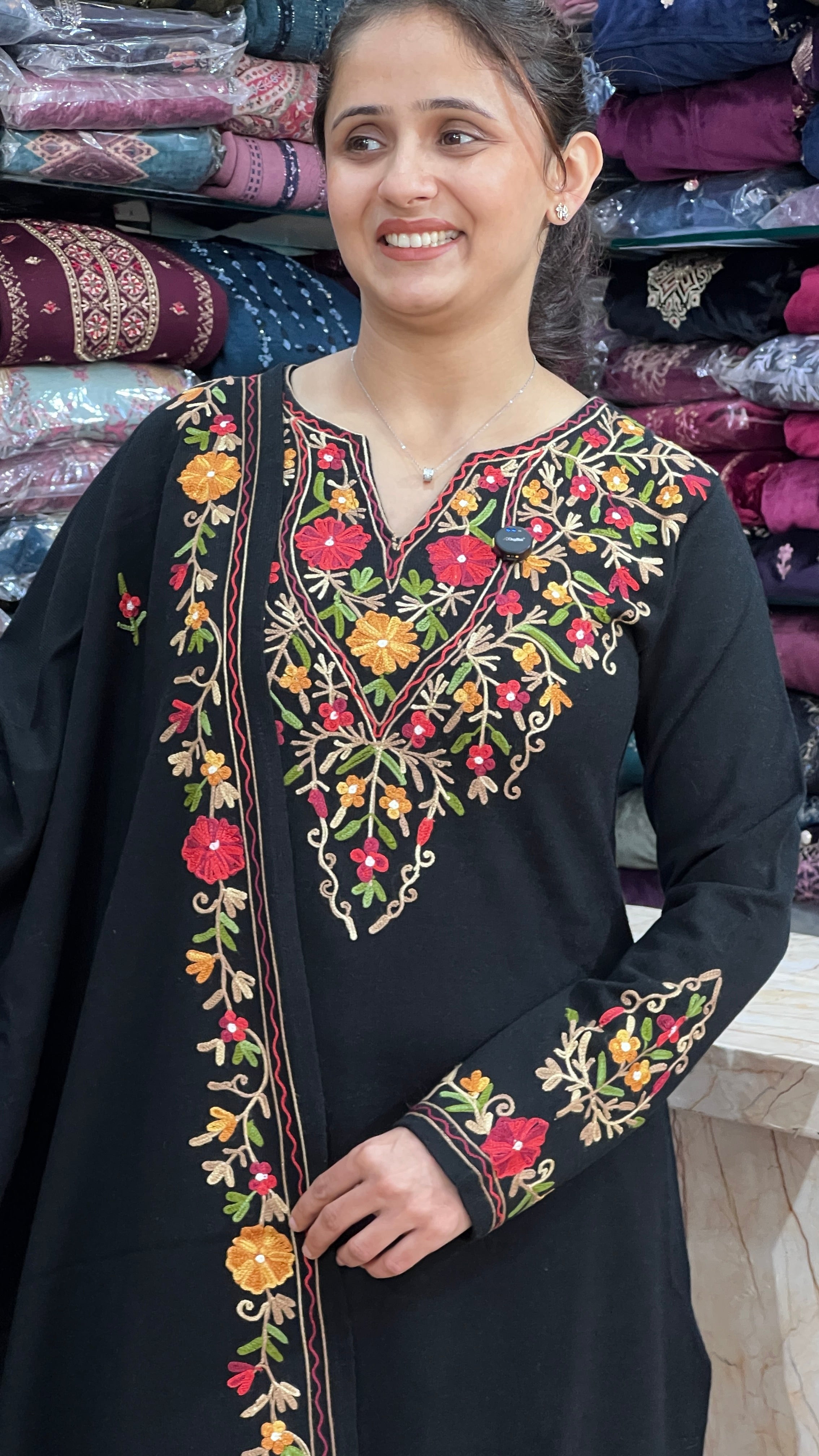 Pure daffodil wool kashmiri suit (premium quality)