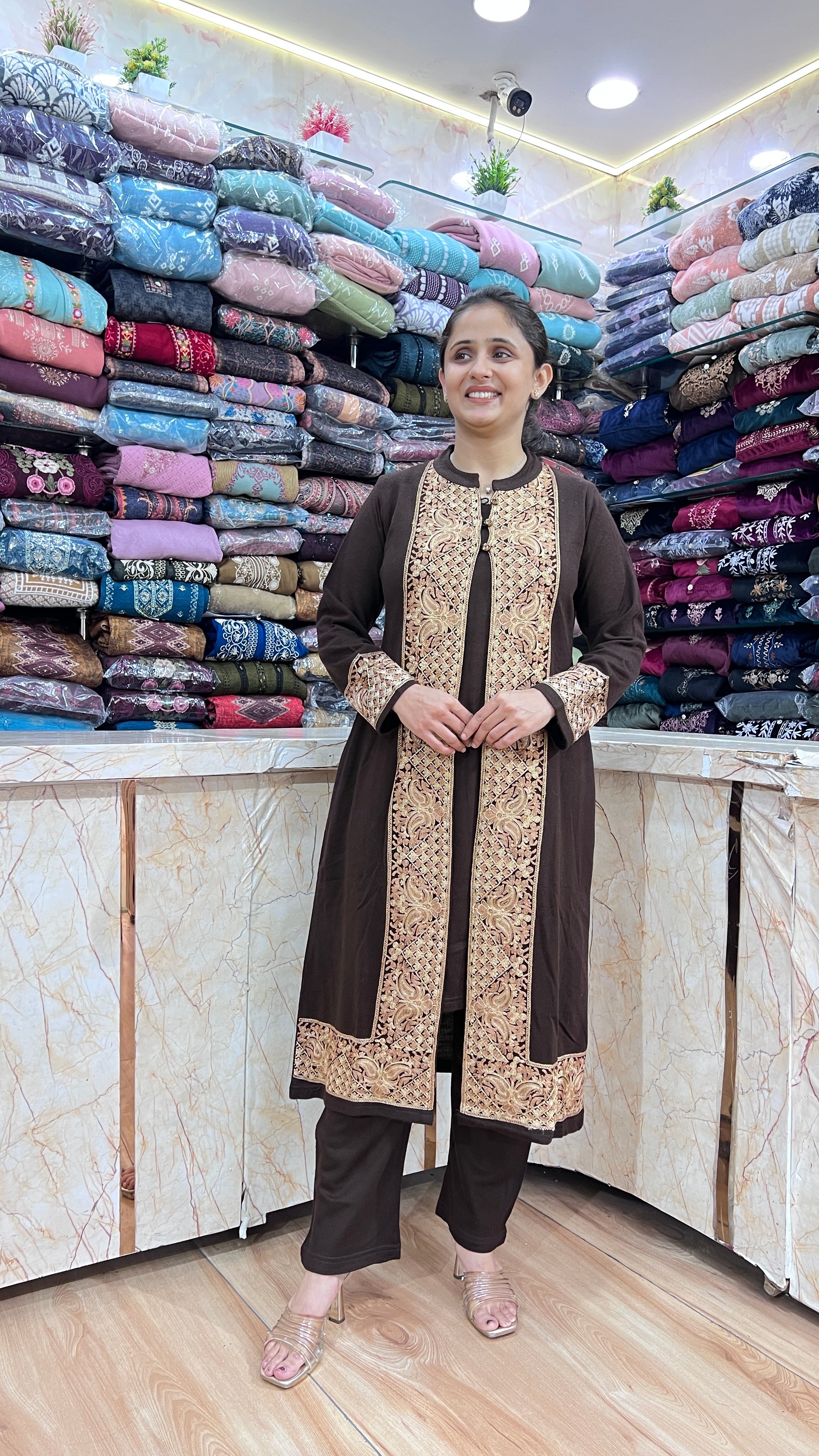 Pure daffodil shrug suit (3 piece)