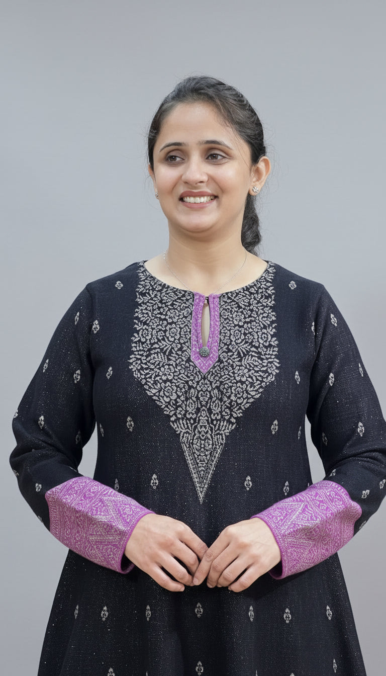 Pure knitted wool paplan cord set (premium quality)