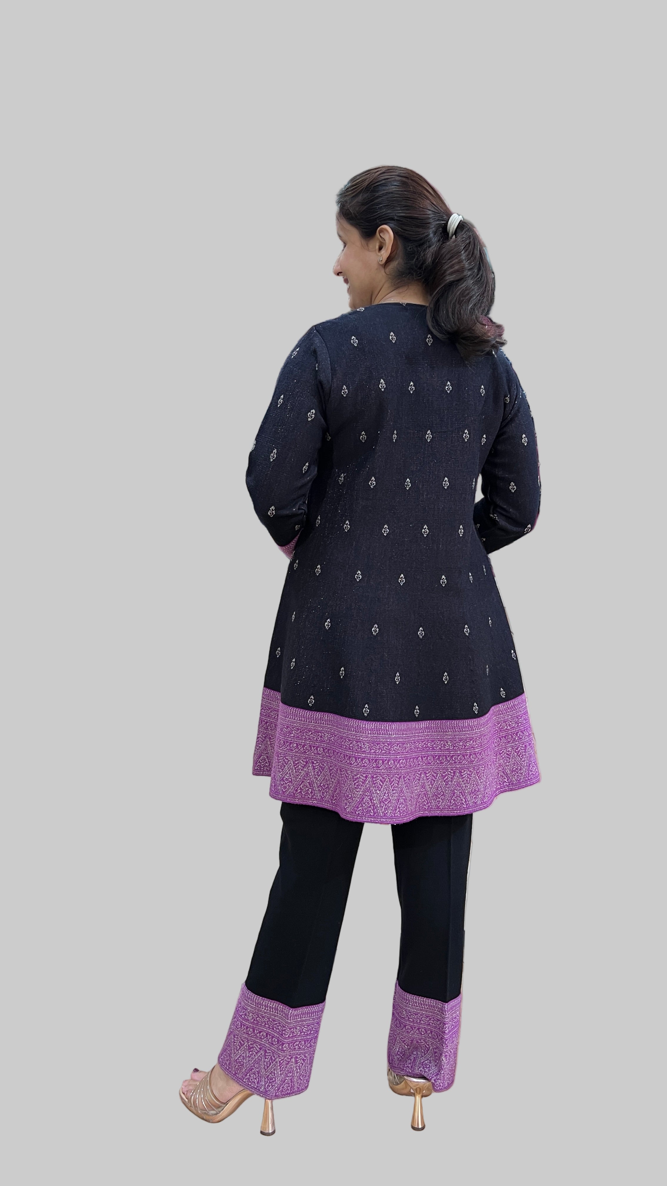 Pure knitted wool paplan cord set (premium quality)