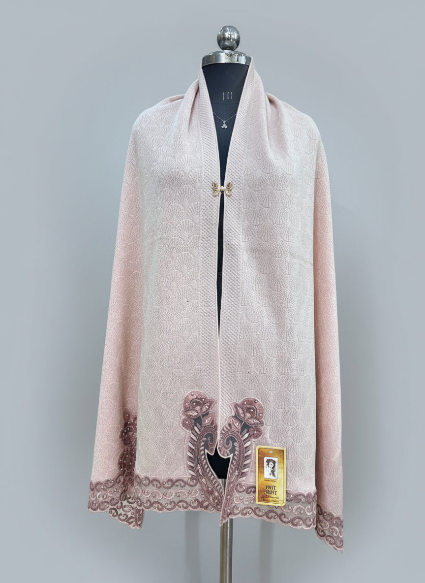 Wool ponchu stole (2067)