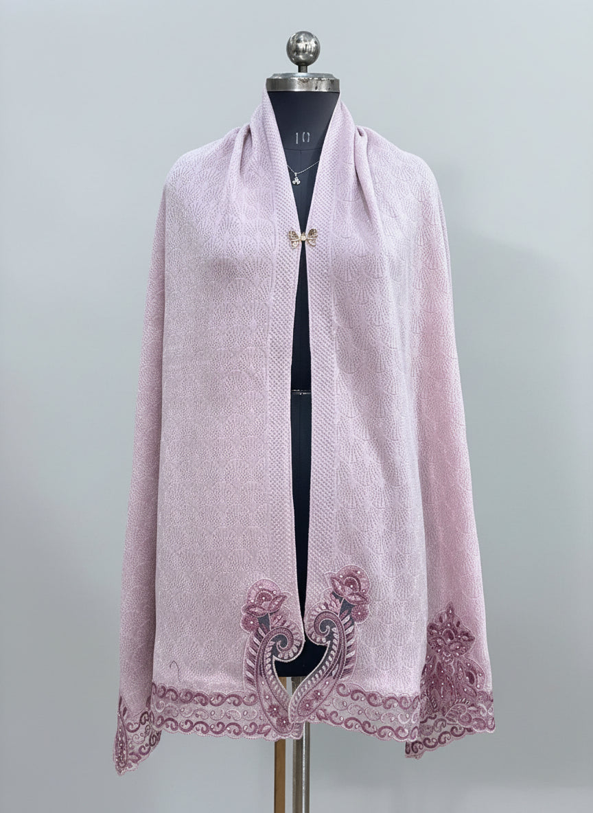 Wool ponchu stole (2067)