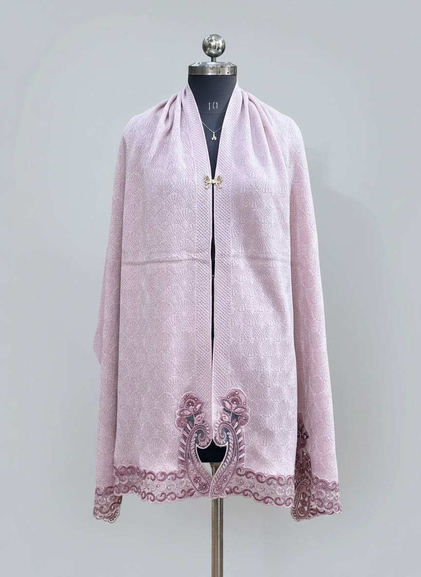 Wool ponchu stole (2067)