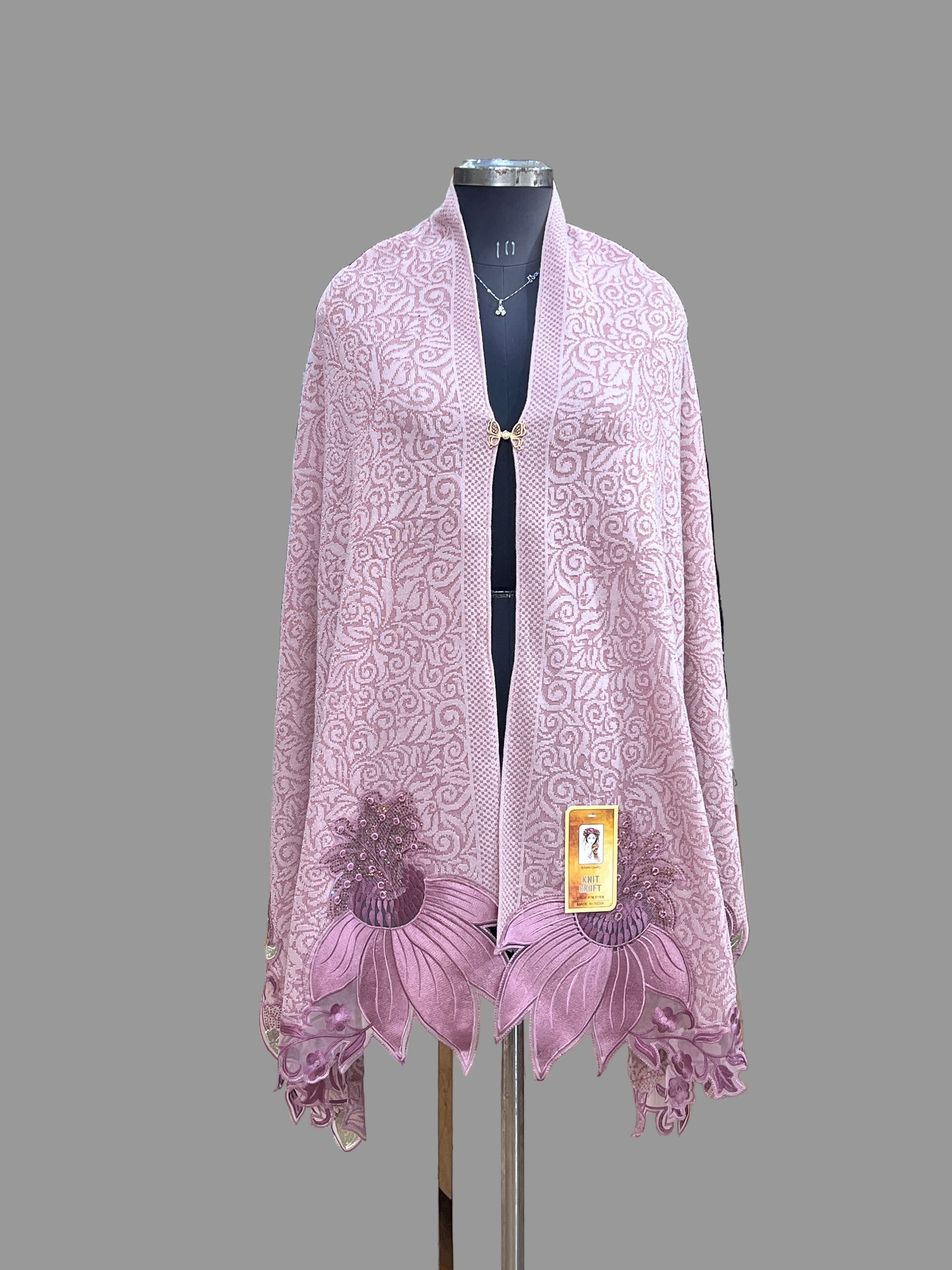 woolen ponchu stole (1967)