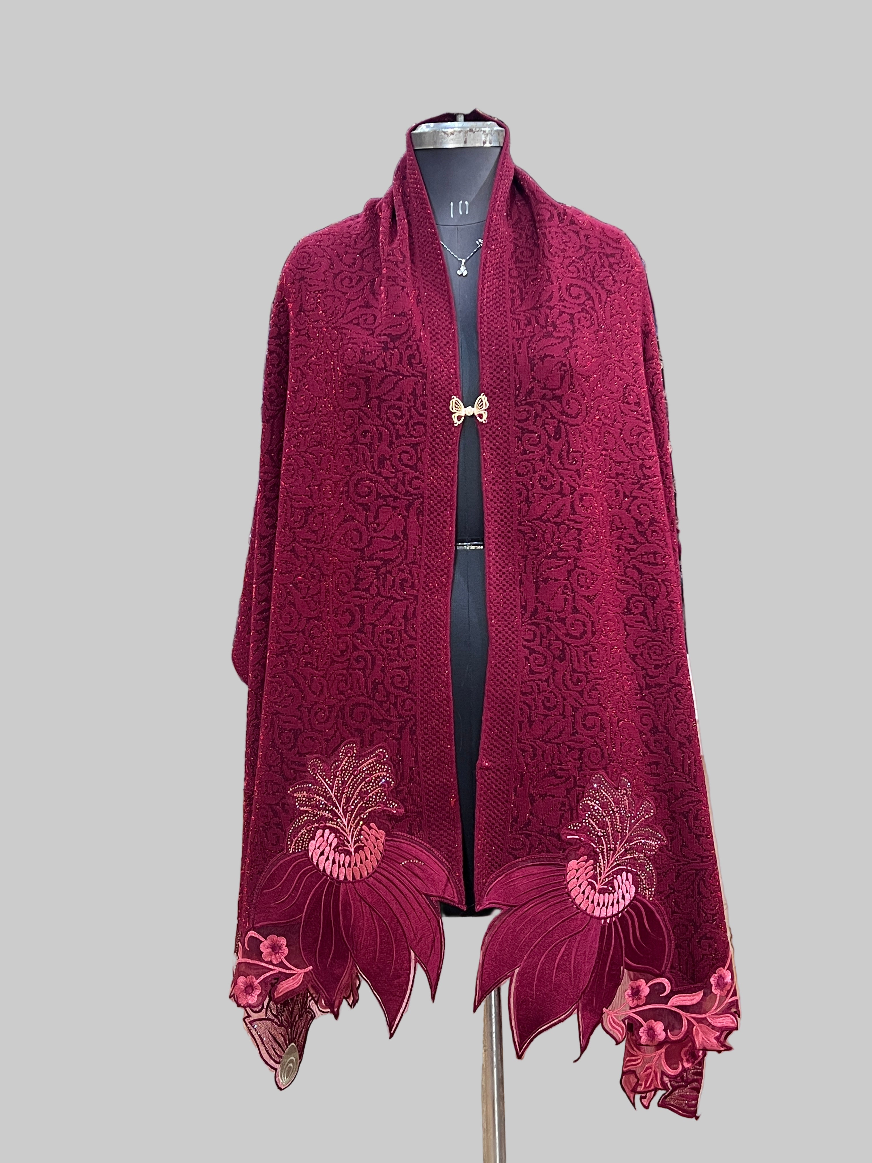 woolen ponchu stole (1967)