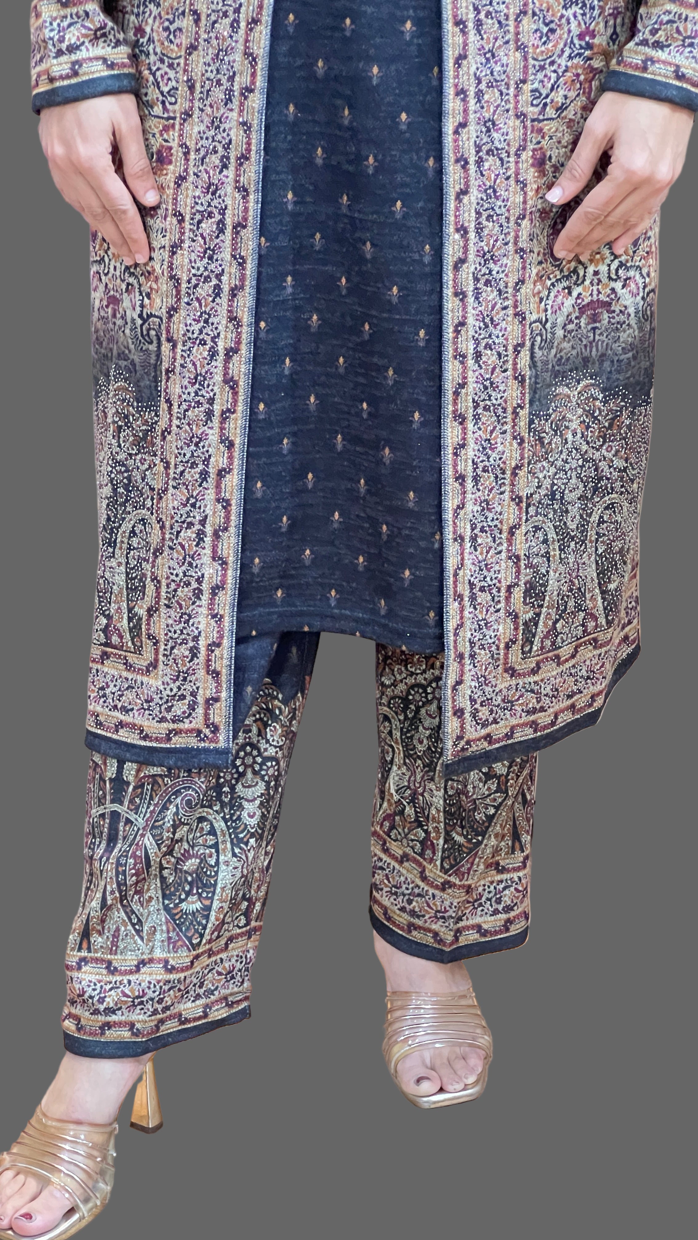 Karachi wool shrug suit (777767)