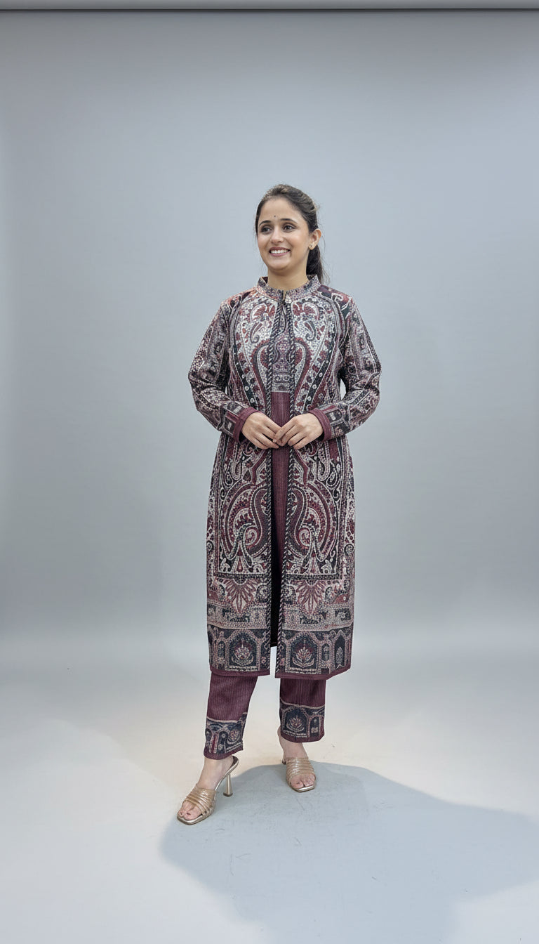 Karachi wool shrug suit (7767)