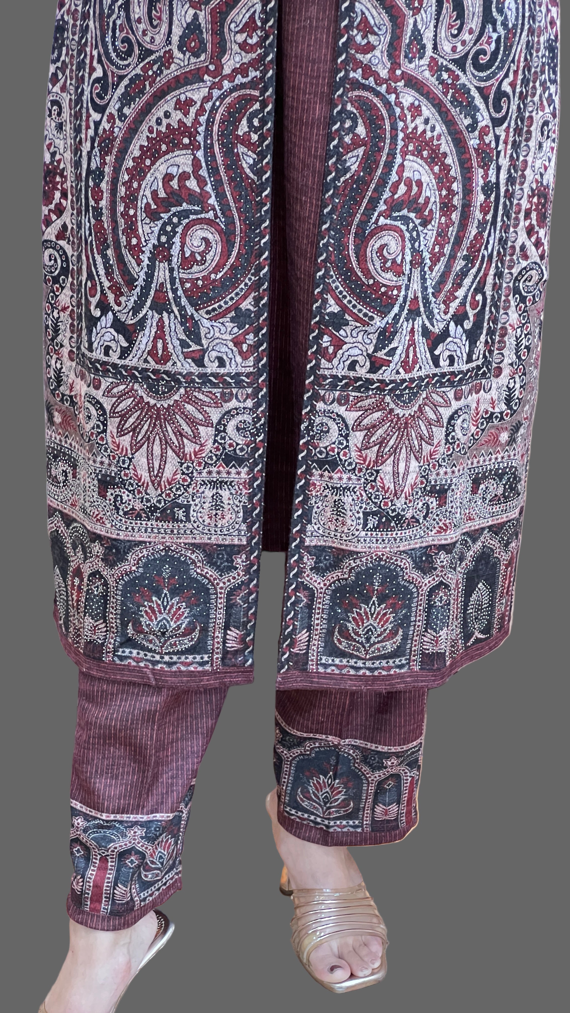 Karachi wool shrug suit (7767)