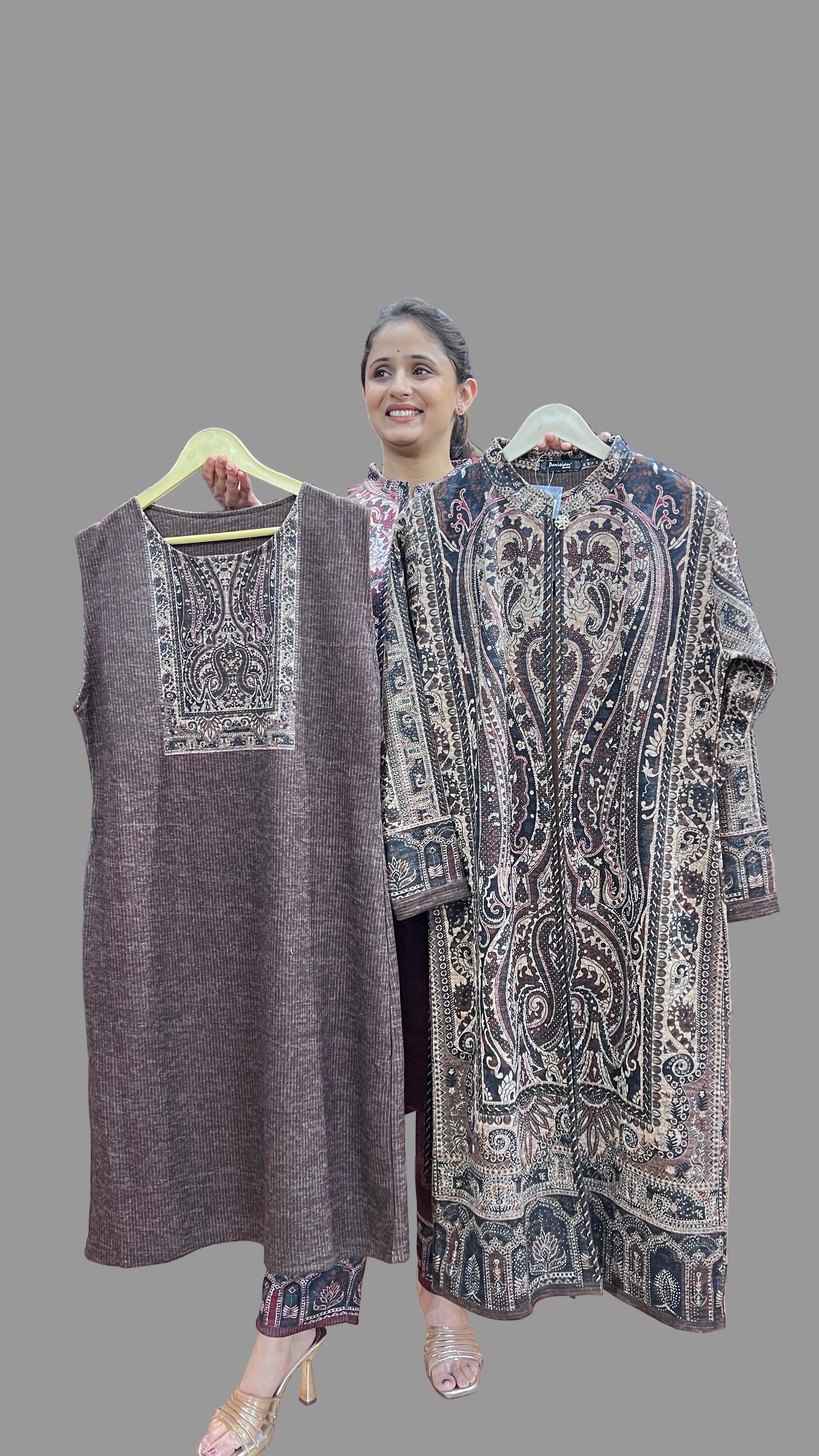Karachi wool shrug suit (7767)