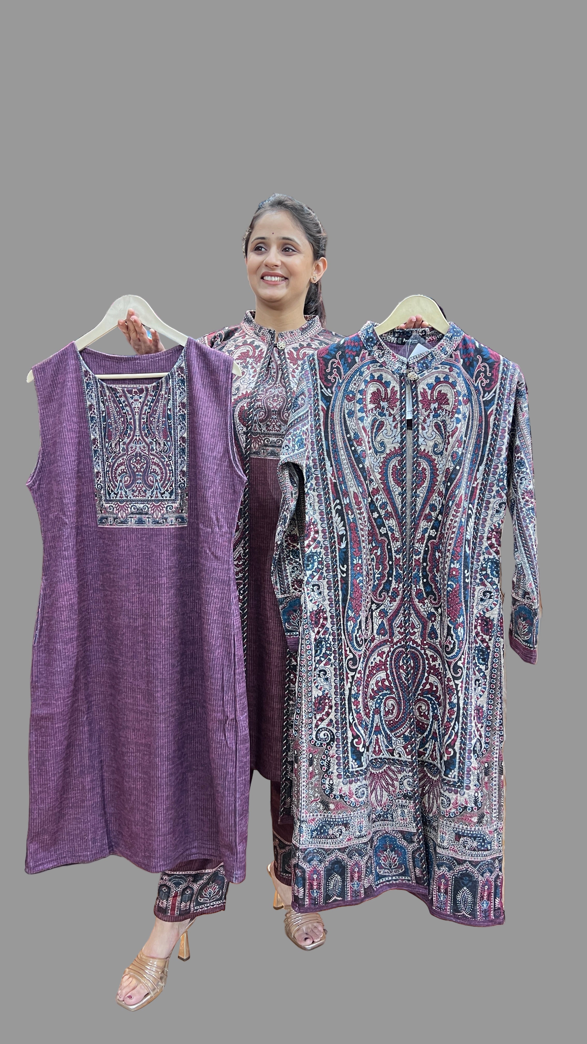 Karachi wool shrug suit (7767)
